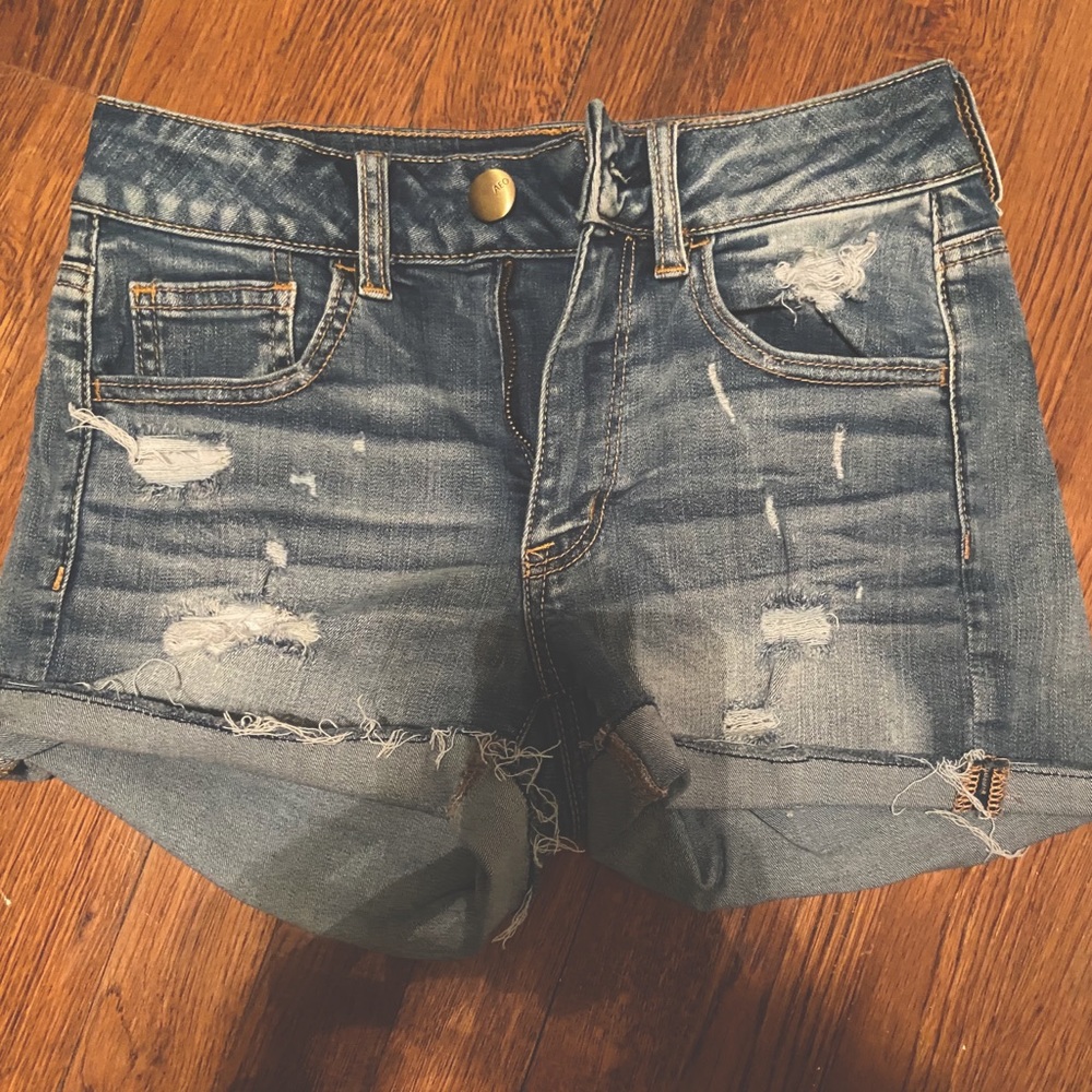 Denim shorts